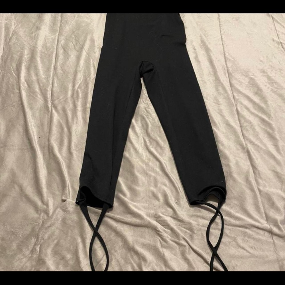 black capezio unitard
